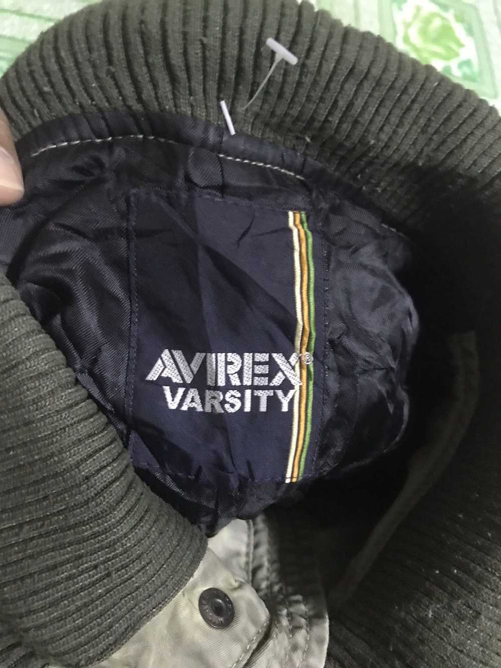 Avirex Varsity Jacket × Military Avirex varsity m… - image 5