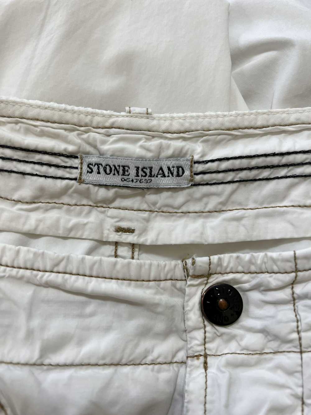 Stone Island Vintage Stone Island Light Cotton Wh… - image 4