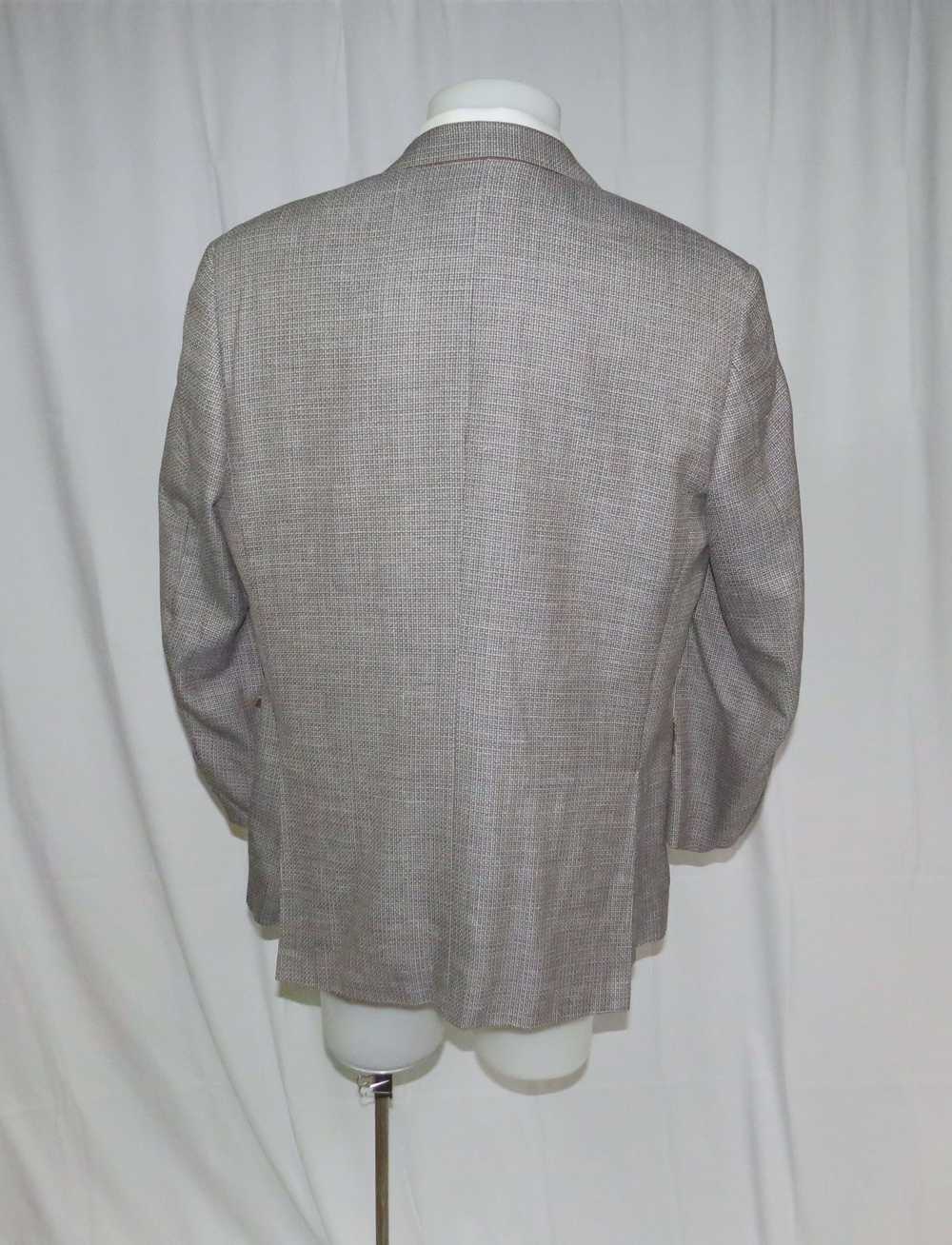 Canali 1934 Current Silk Blend Taupe Weave Two Bu… - image 8