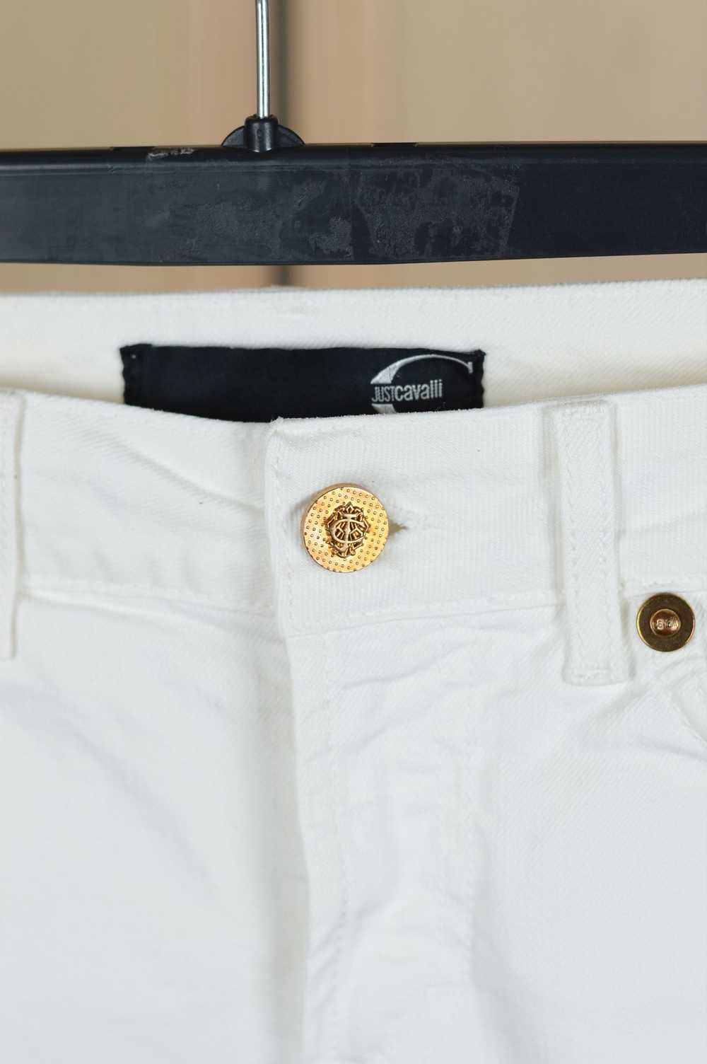 Just Cavalli Just Cavalli White Denim Jeans Pant - image 3