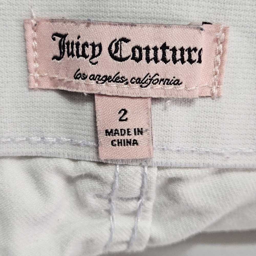 Juicy Couture White Cropped Skinny Jeggings Size 2 - image 3