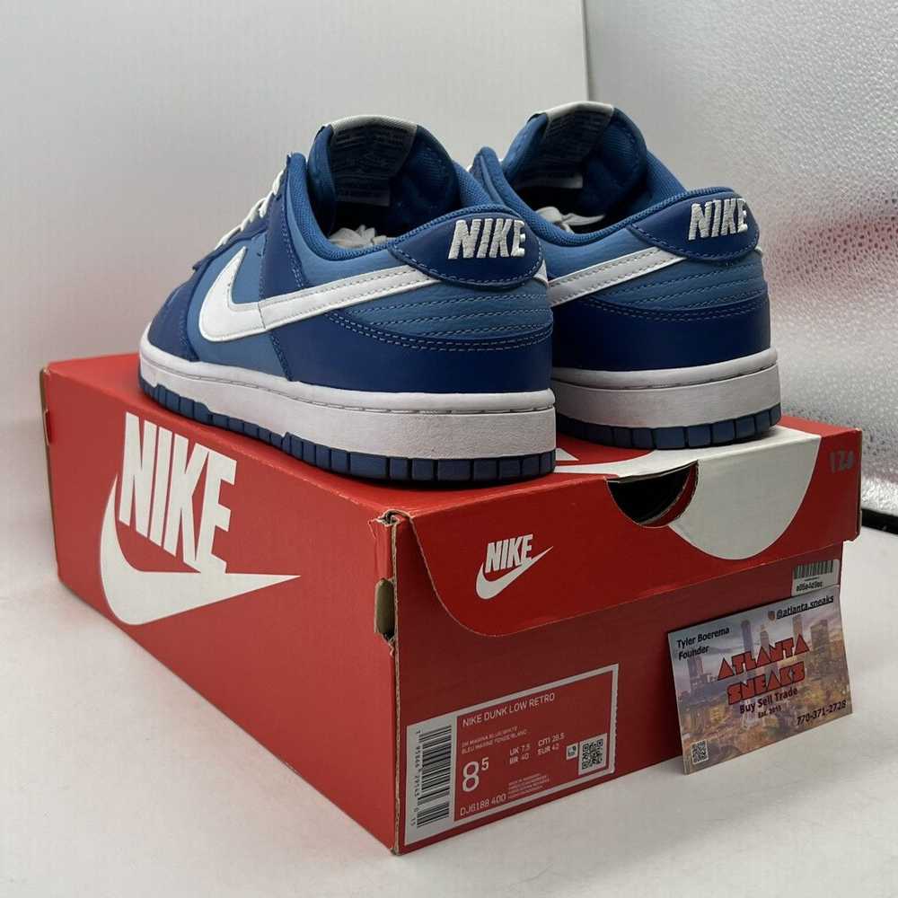 Nike Nike dunk low dark Marina blue - image 4