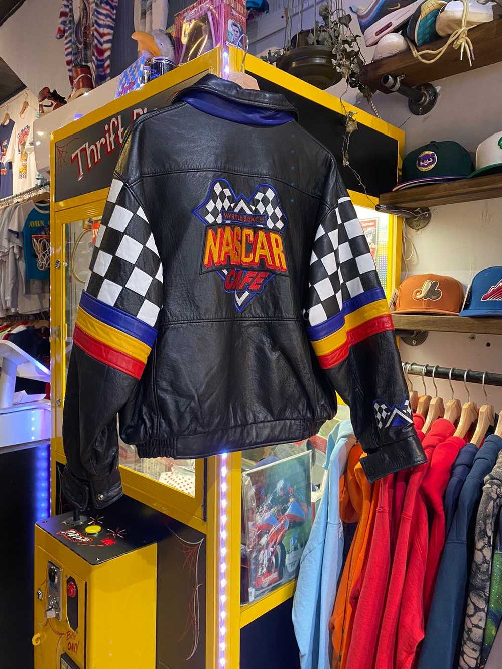 NASCAR × Racing × Vintage Vintage Nascar Cafe Lea… - image 2
