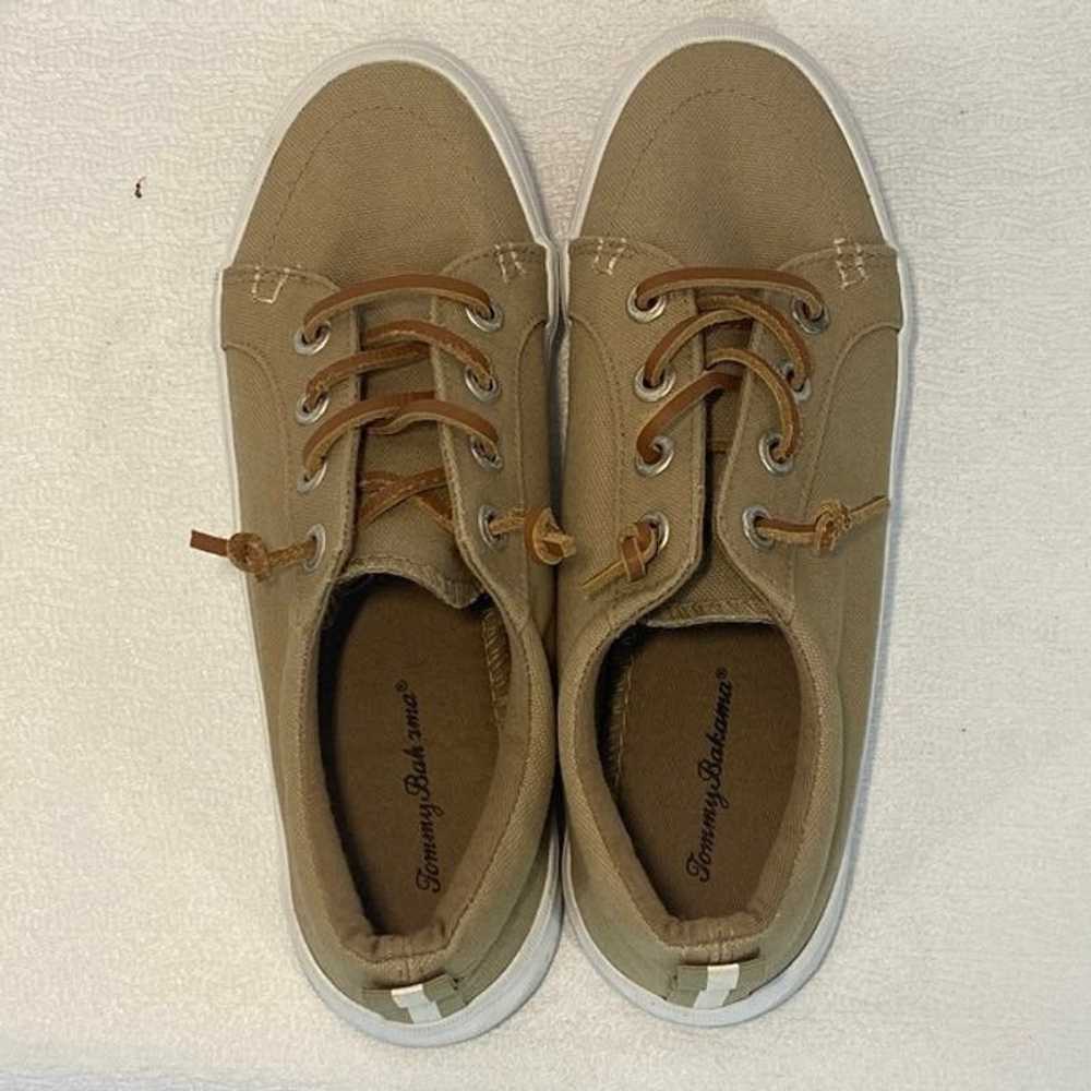 Tommy Bahama Tommy Bahama tan Canvas no tie laces… - image 2