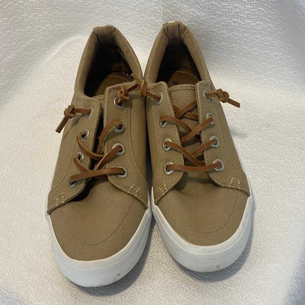 Tommy Bahama Tommy Bahama tan Canvas no tie laces… - image 4