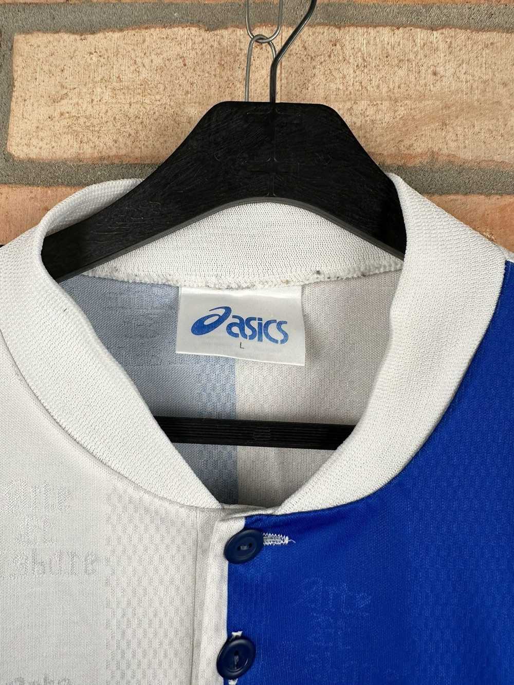 Asics × Soccer Jersey × Vintage Vintage Asics Bla… - image 6