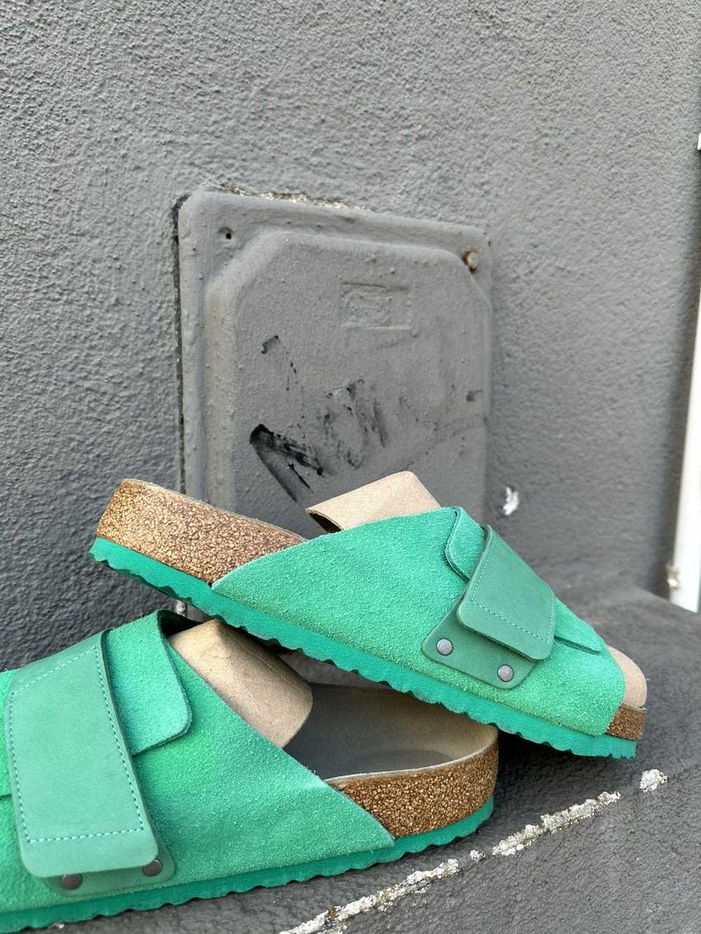 Birkenstock × Streetwear Birkenstock Kyoto Green … - image 2