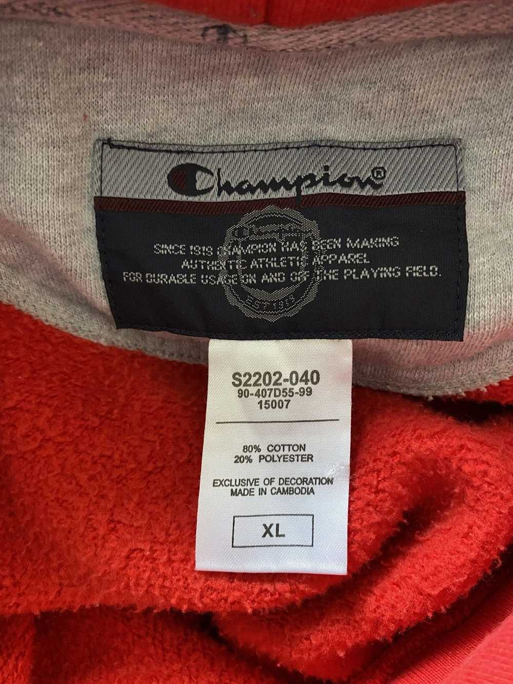Champion × Streetwear × Vintage Vintage Red Champ… - image 2