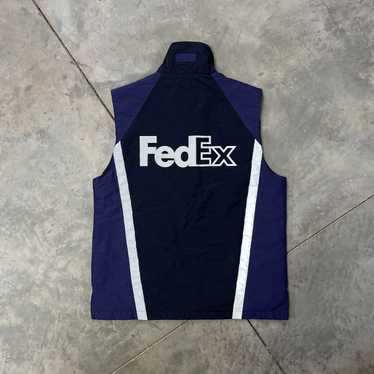 Streetwear FedEx Vest Stan Herman Employee Issued… - image 1