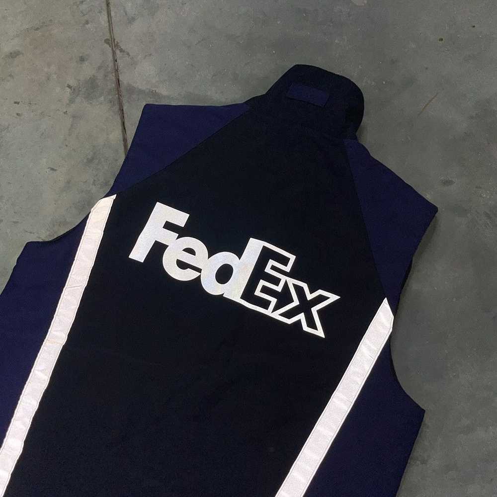 Streetwear FedEx Vest Stan Herman Employee Issued… - image 2