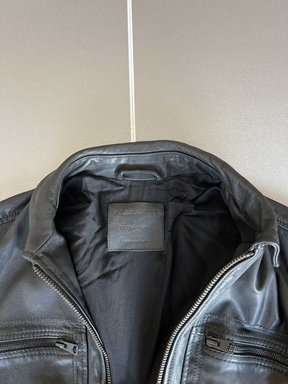 Allsaints Allsaints black leather jacket - image 4