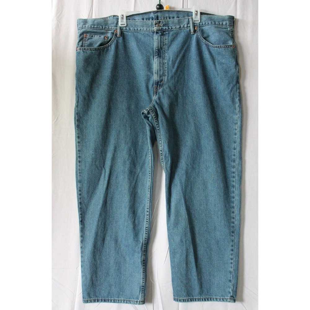 Levi's LEVIS 550 Jeans Mens 46x29 Blue Relaxed St… - image 2