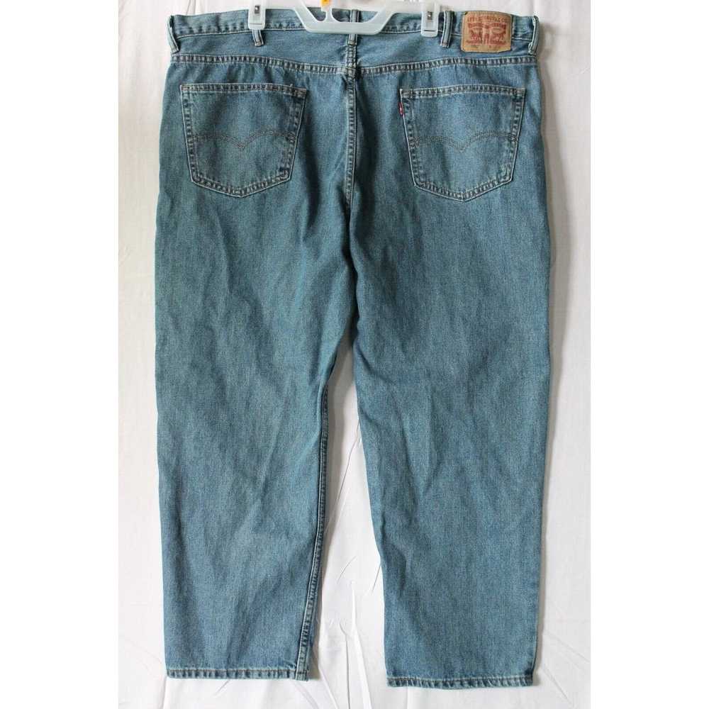Levi's LEVIS 550 Jeans Mens 46x29 Blue Relaxed St… - image 5