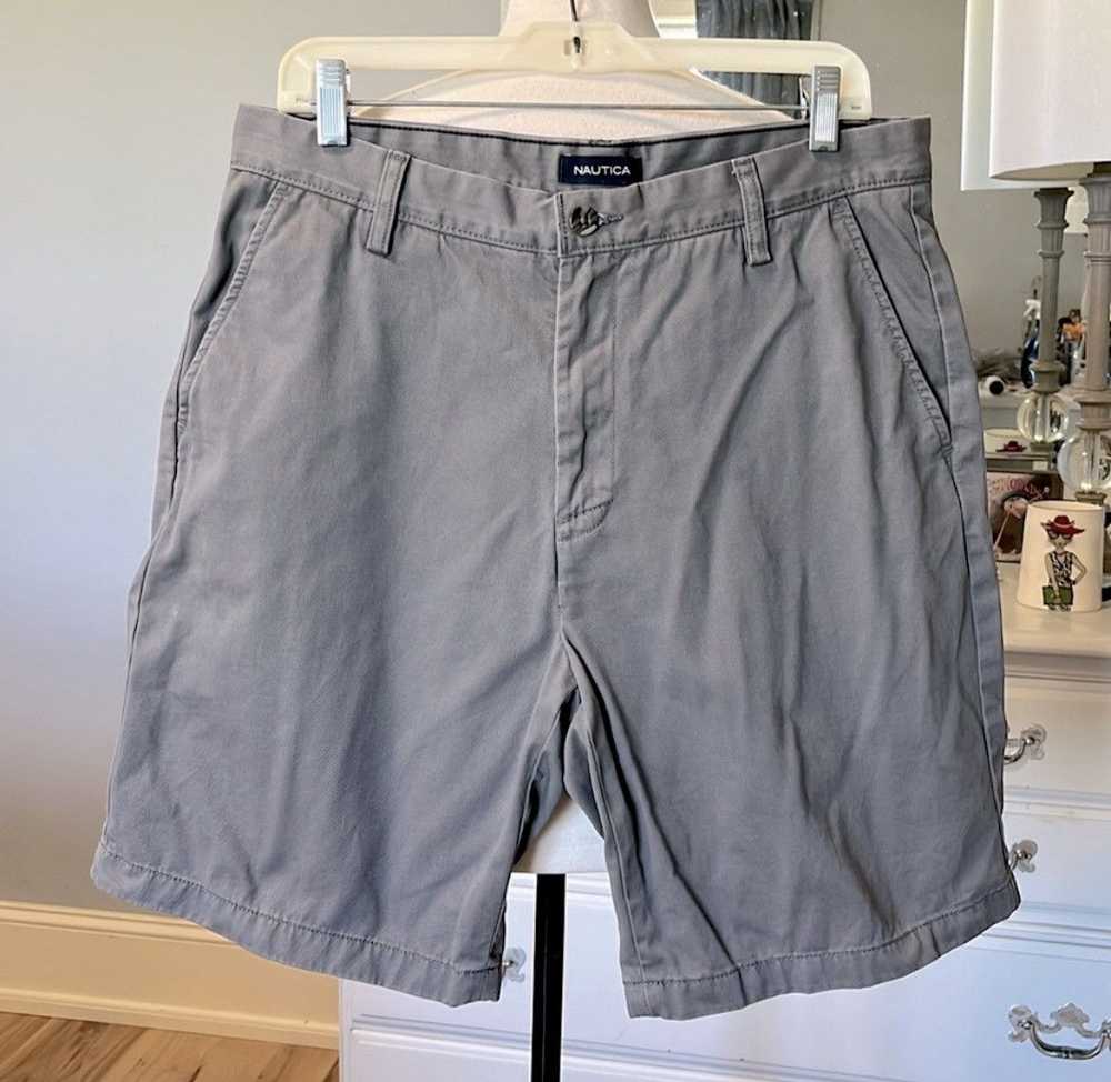 Nautica Nautica Shorts Gray Cotton Mens 32 - image 1