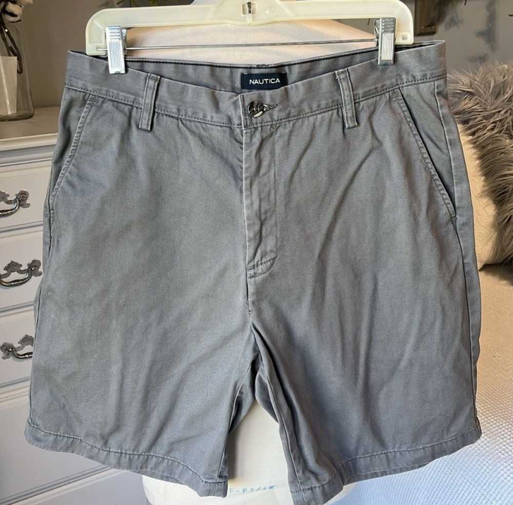 Nautica Nautica Shorts Gray Cotton Mens 32 - image 2