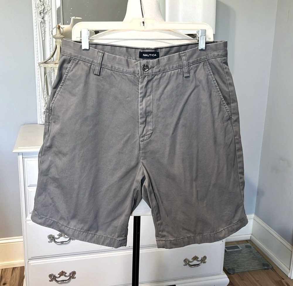 Nautica Nautica Shorts Gray Cotton Mens 32 - image 5