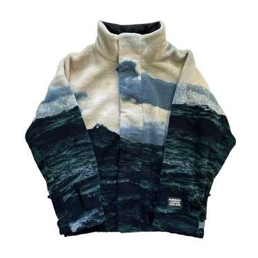 Burberry SS20 Burberry Sea Print Fleece Jacket wi… - image 1