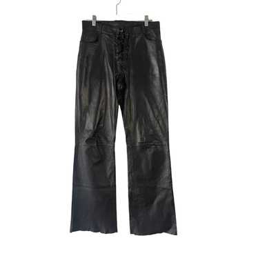 Other International Male Men Size 30 Black Leathe… - image 1