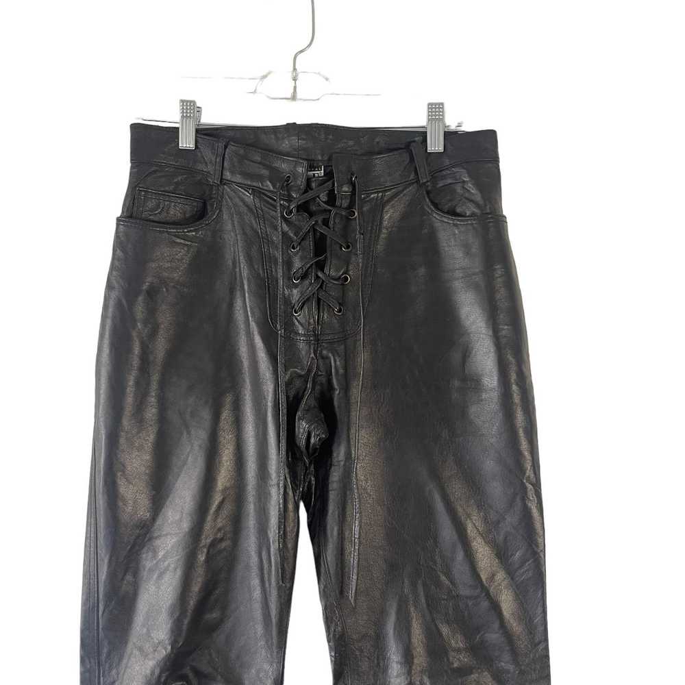 Other International Male Men Size 30 Black Leathe… - image 2