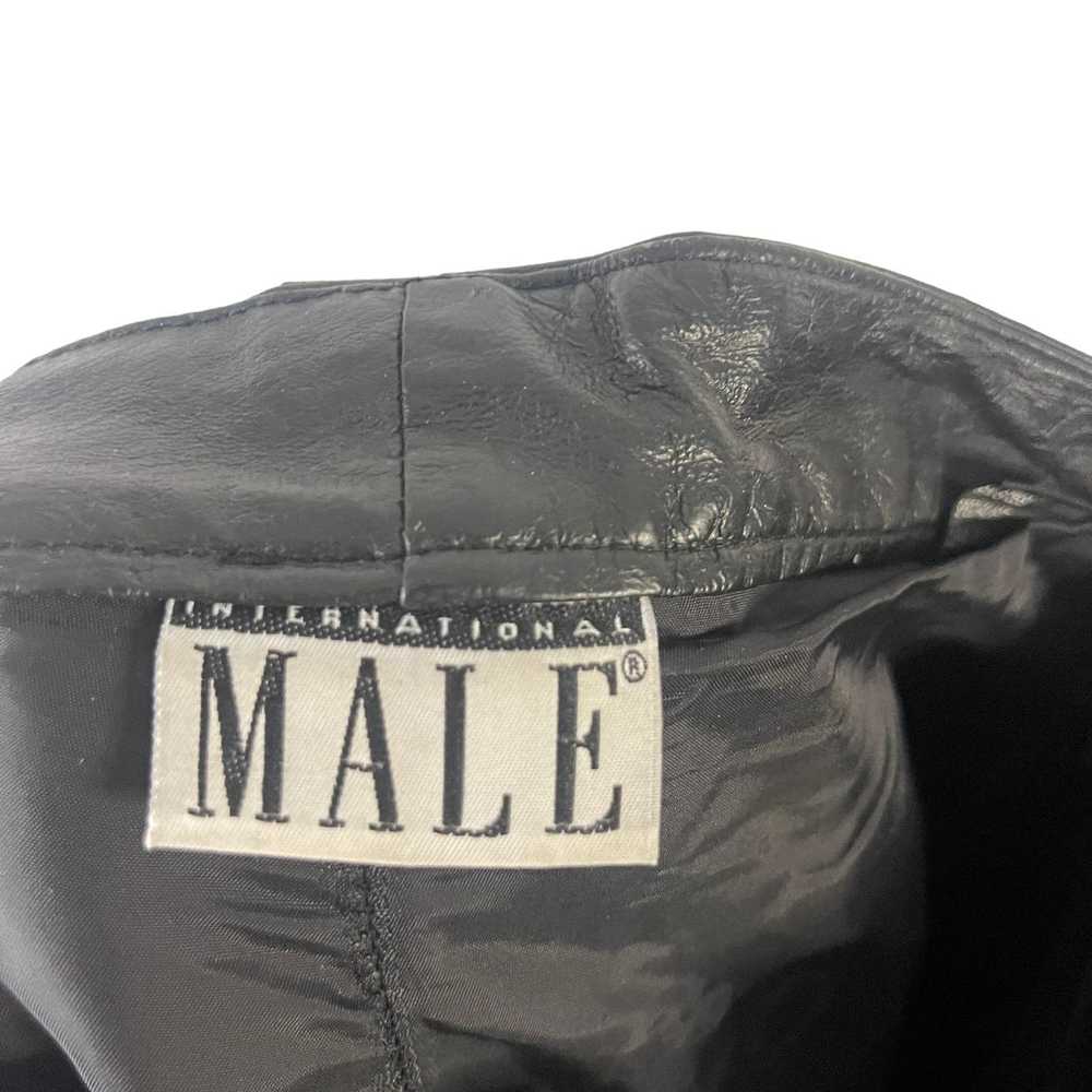 Other International Male Men Size 30 Black Leathe… - image 6