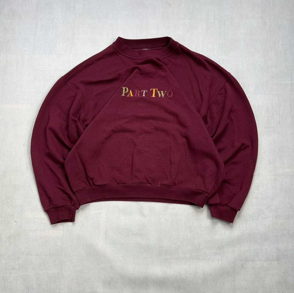 Rare × Vintage Sweatshirt Part Two boxy fit 69x69… - image 1