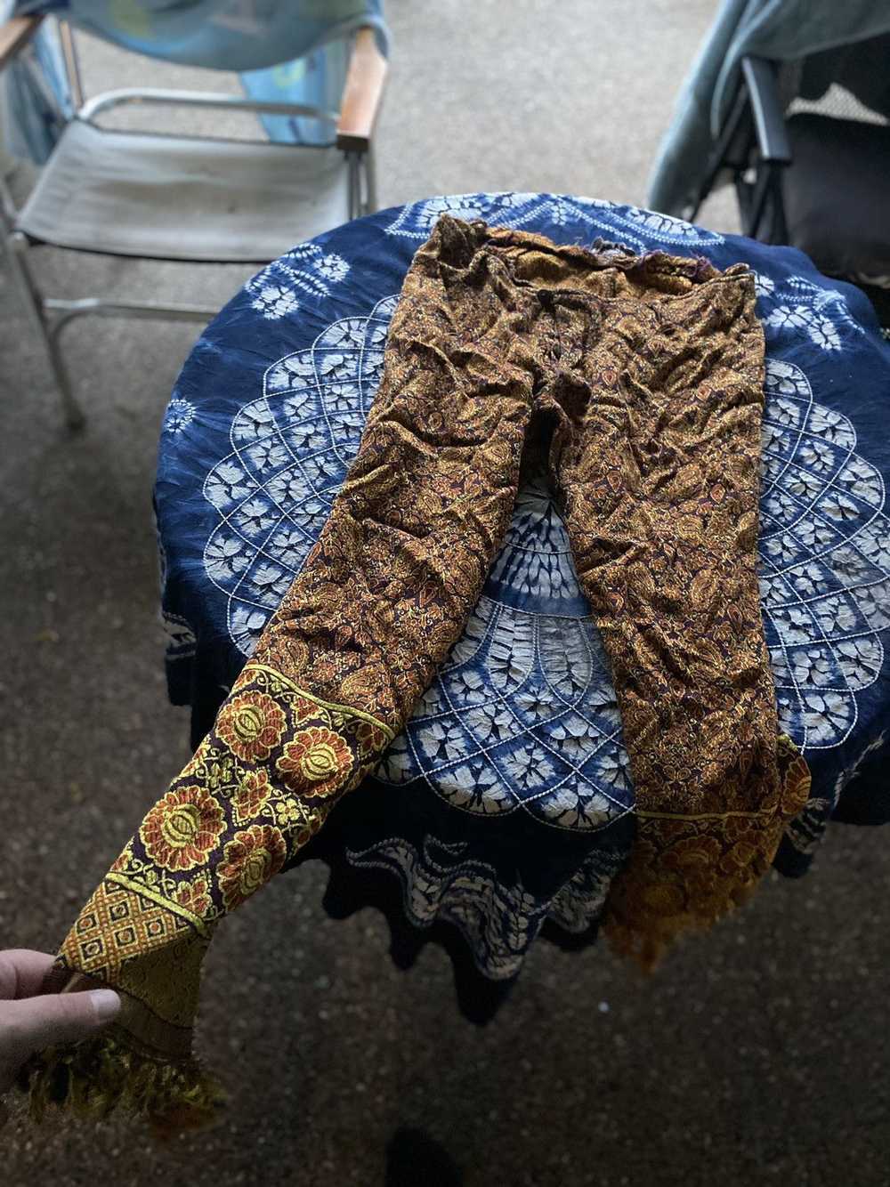 Patterned Cardigans Vintage Flared Hippy Pants Un… - image 4