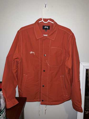 Stussy stussy burnt orange coach jacket (FINAL DRO