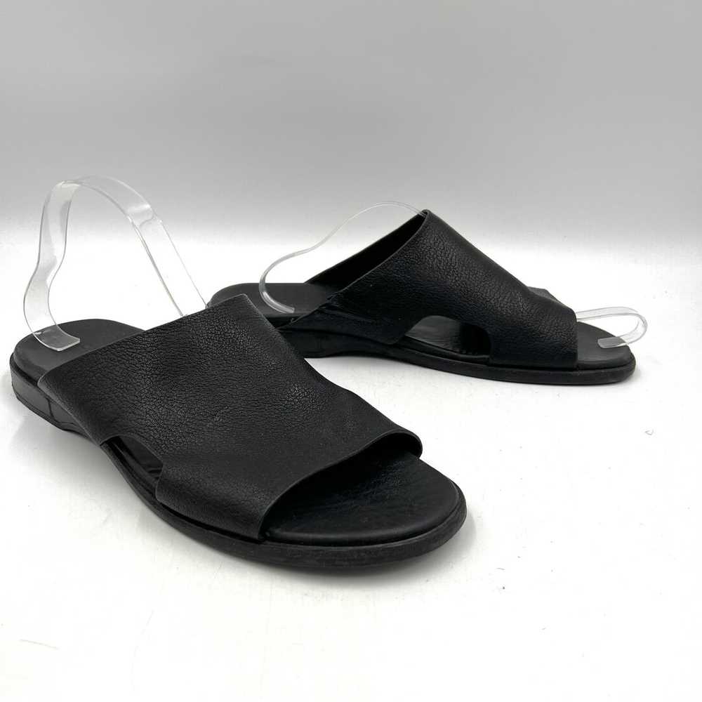 Cole Haan Cole Haan Leather Slide Sandals Black M… - image 5