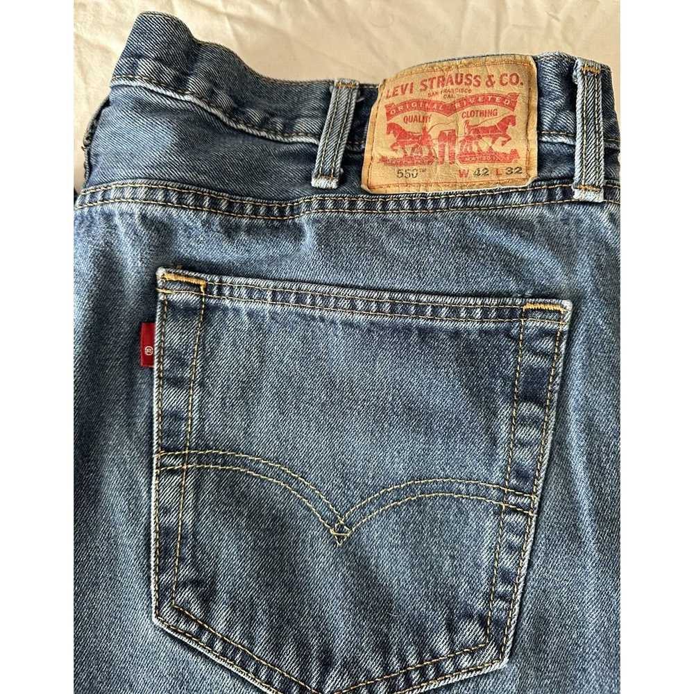 Levi's LEVIS 550 relaxed, 42x32 Dark Blue Wash, C… - image 3