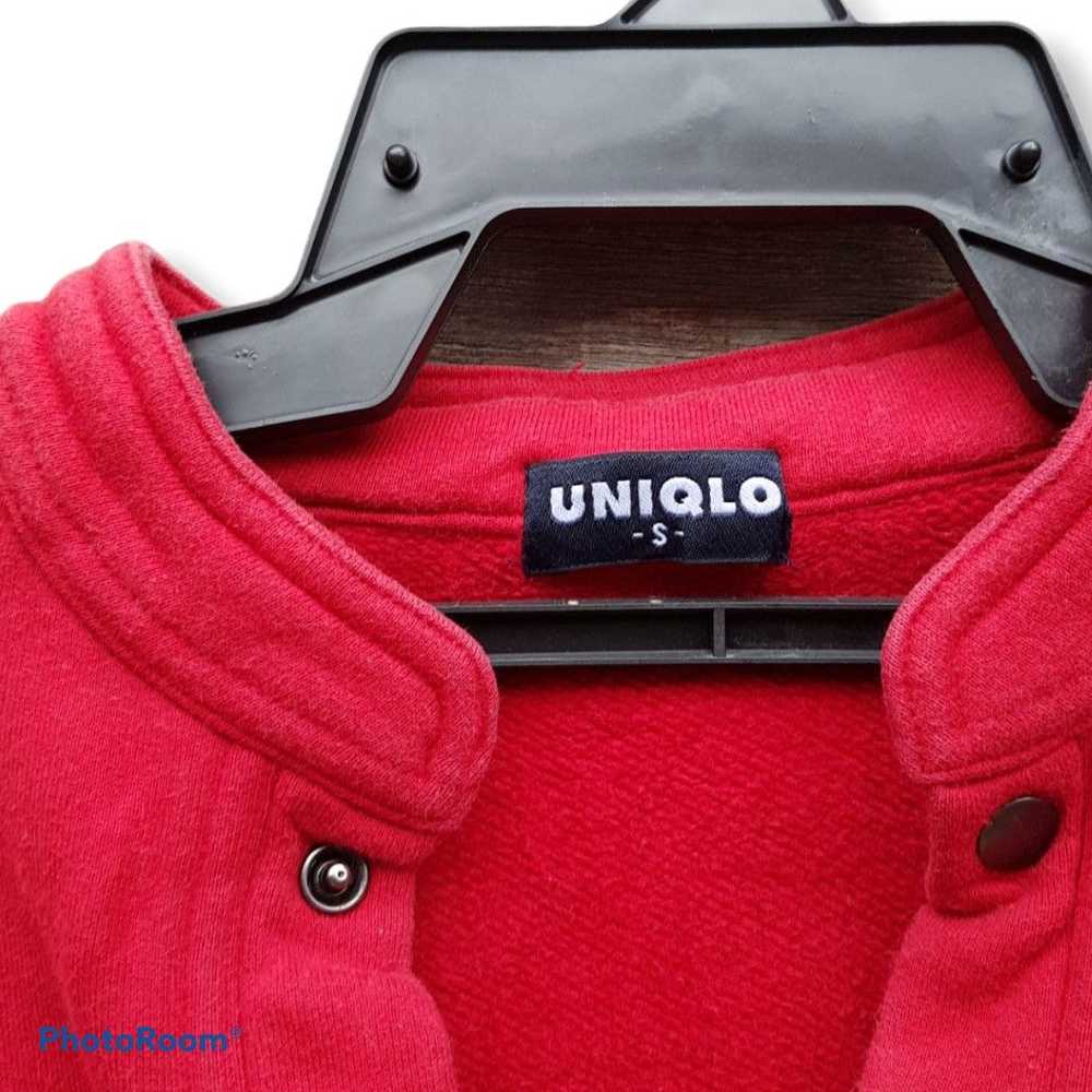 Japanese Brand × Uniqlo Vintage Uniqlo Red Plain … - image 3