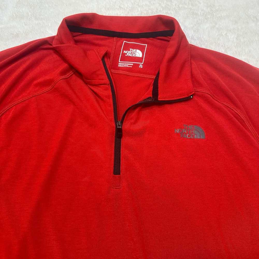 The North Face The North Face Red 1/4 zip pull ov… - image 9