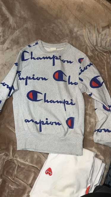 Champion × Vintage Vintage champion crew neck swe… - image 1