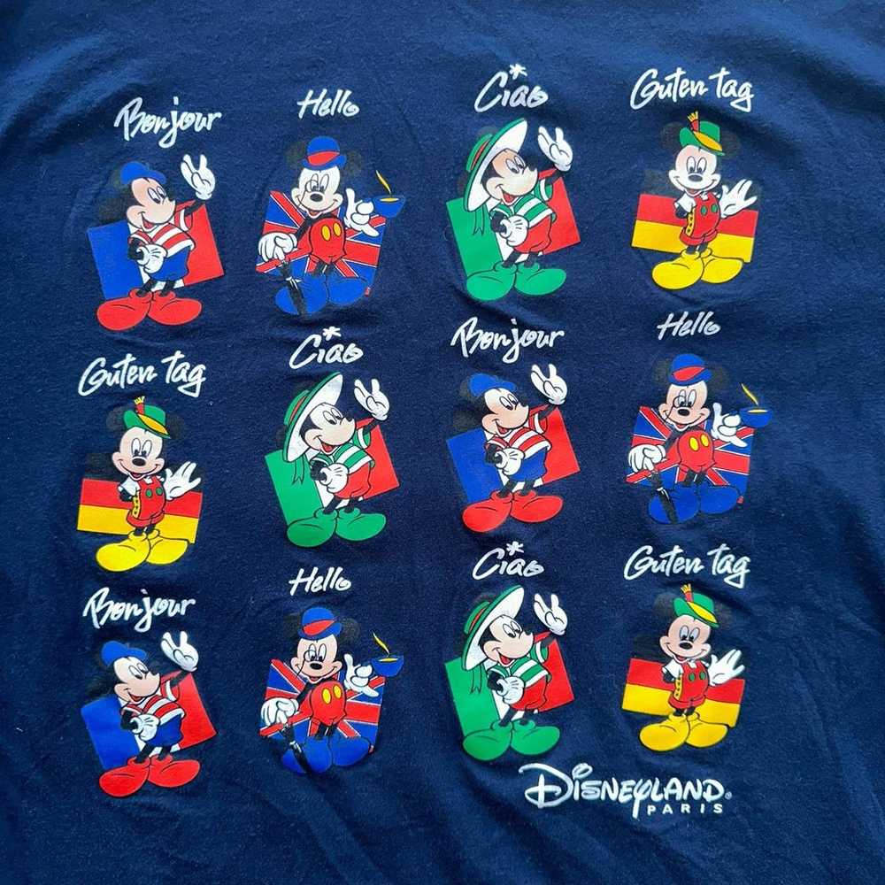 Vintage Disney Fashions Mickey Mouse “Hello” Grap… - image 2