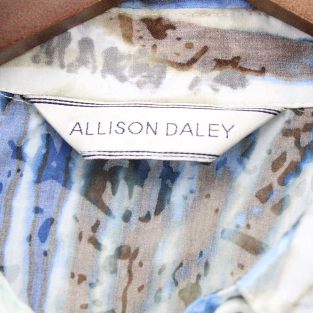 Vintage Allison Daley Shirt Womens Multicolor Abs… - image 6