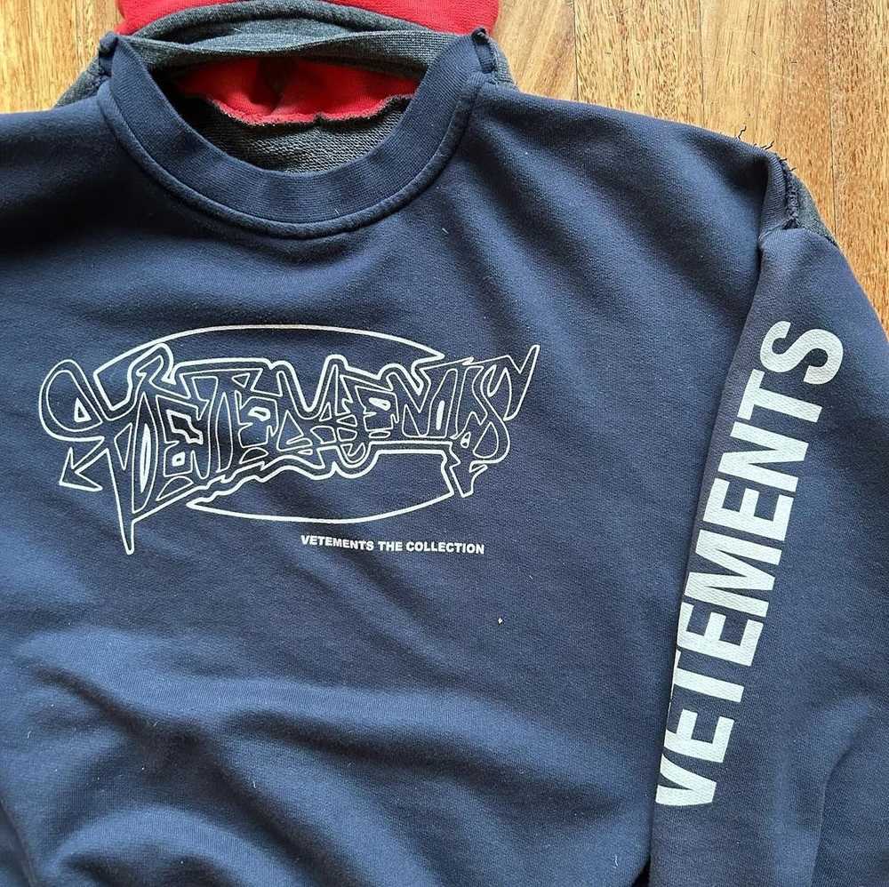 Vetements Vetements SS18 UFO Deconstructed Hoodie