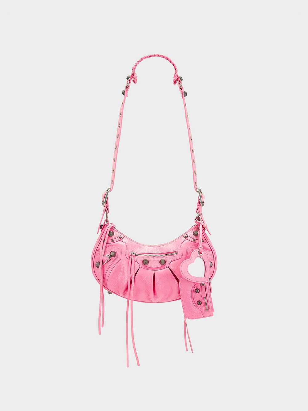 Balenciaga 2023 Pink Le Cagole XS Shoulder Bag - image 1