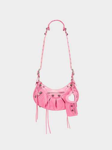 Balenciaga 2023 Pink Le Cagole XS Shoulder Bag - image 1