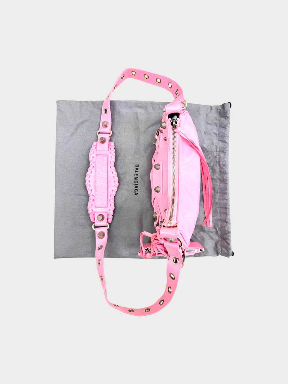 Balenciaga 2023 Pink Le Cagole XS Shoulder Bag - image 3