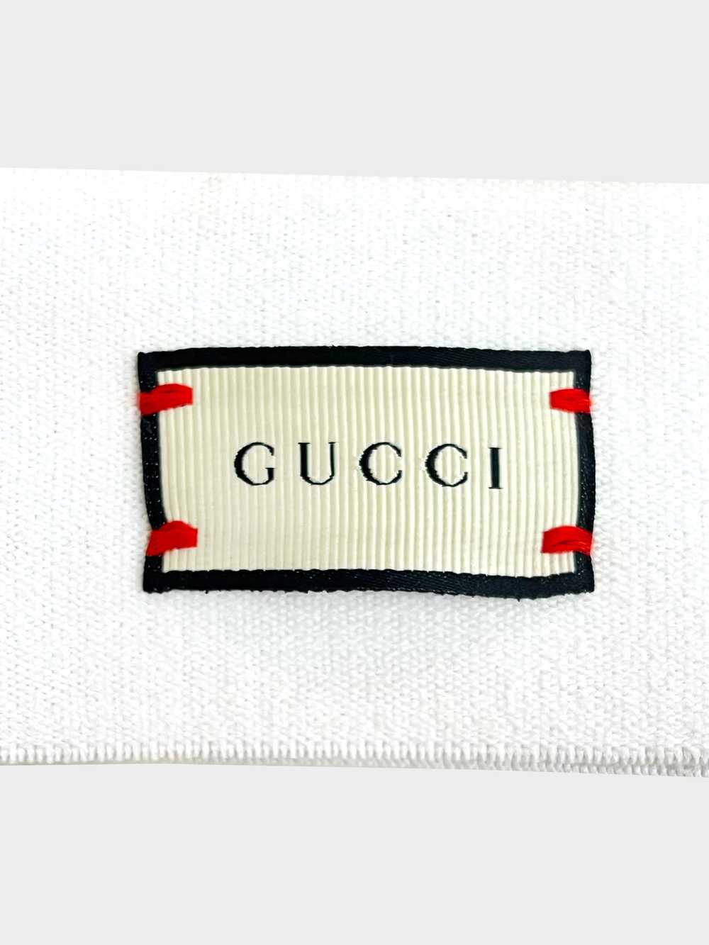 Gucci 2018 Cream and Black Cotton Sweatband - image 3