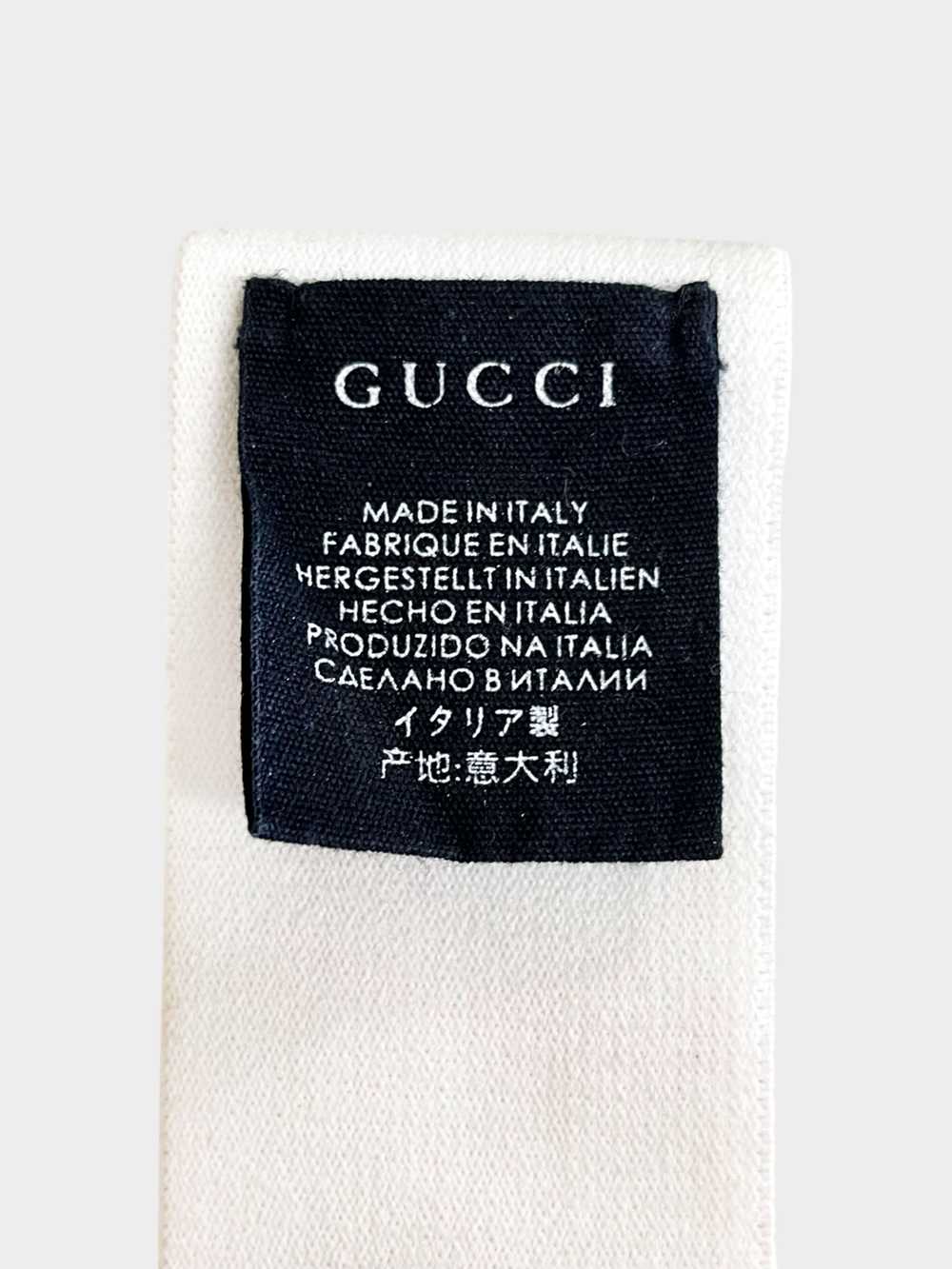 Gucci 2018 Cream and Black Cotton Sweatband - image 4