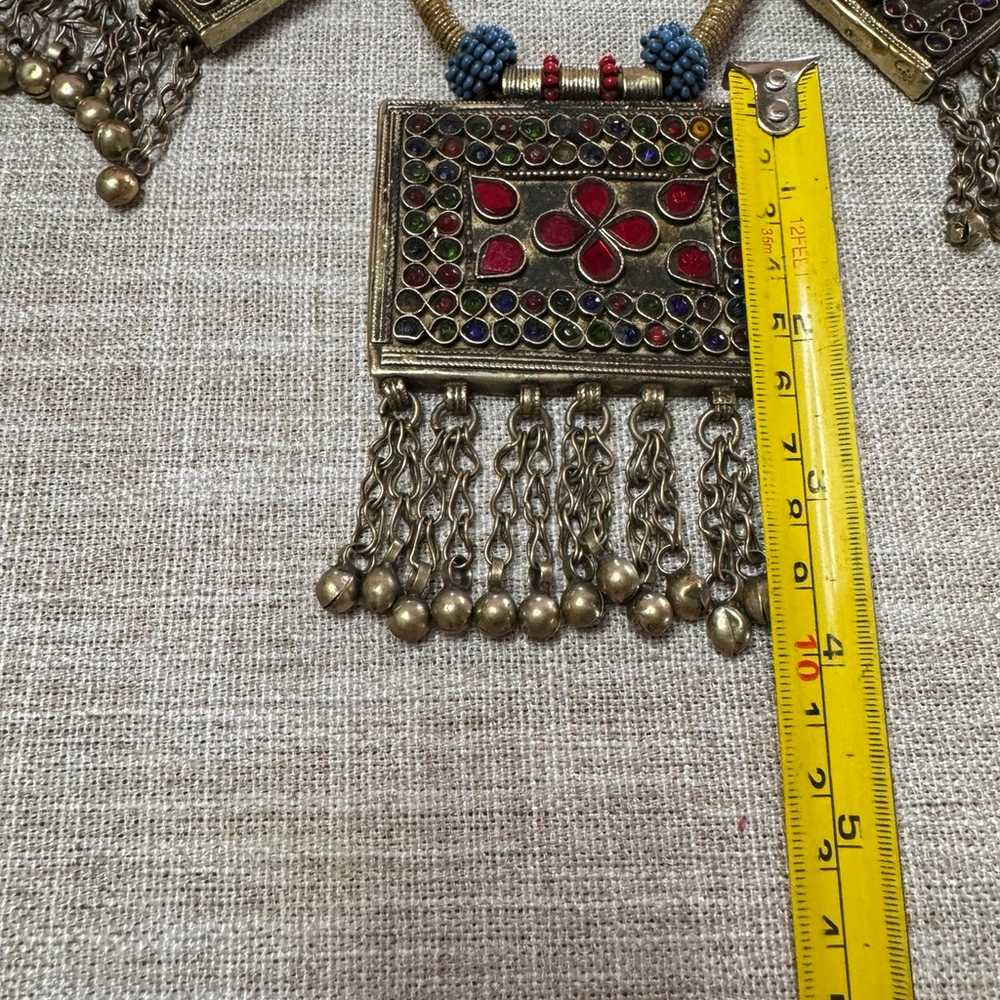 Vintage Afghan Antique Large Beautiful Kuchi Pend… - image 3