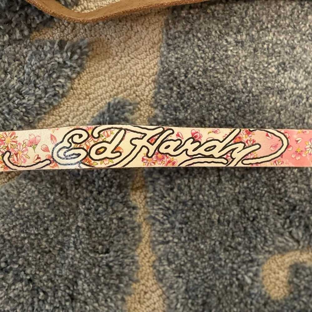 Vintage EdHardy belt. Pink very well kept. Cheape… - image 1