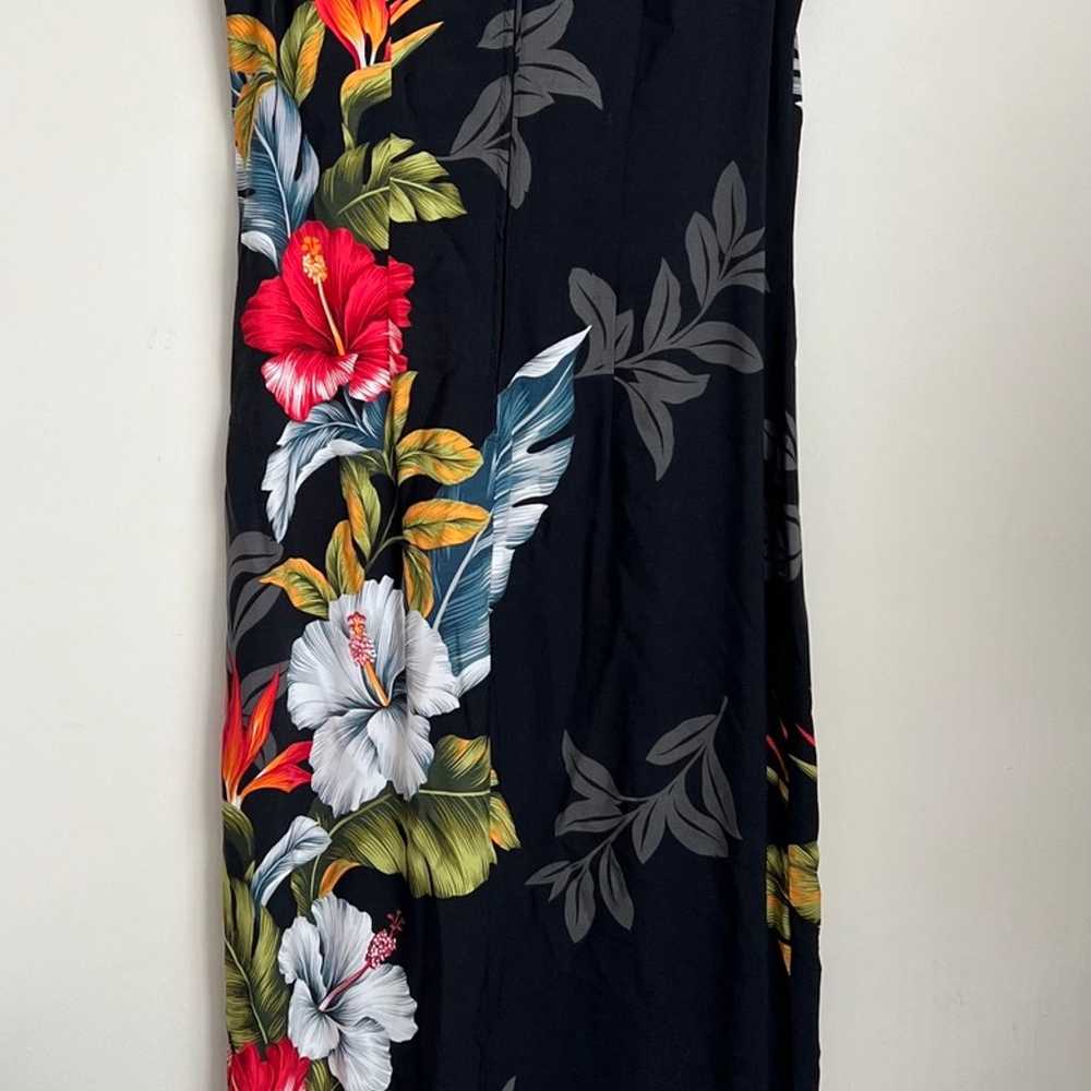 Royal Hawaiian Creations Maxi Dress Column Sleeve… - image 2