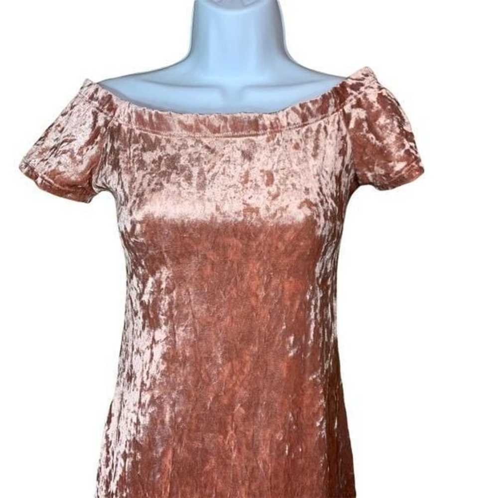 Vintage Privy pink velvet dress - image 2