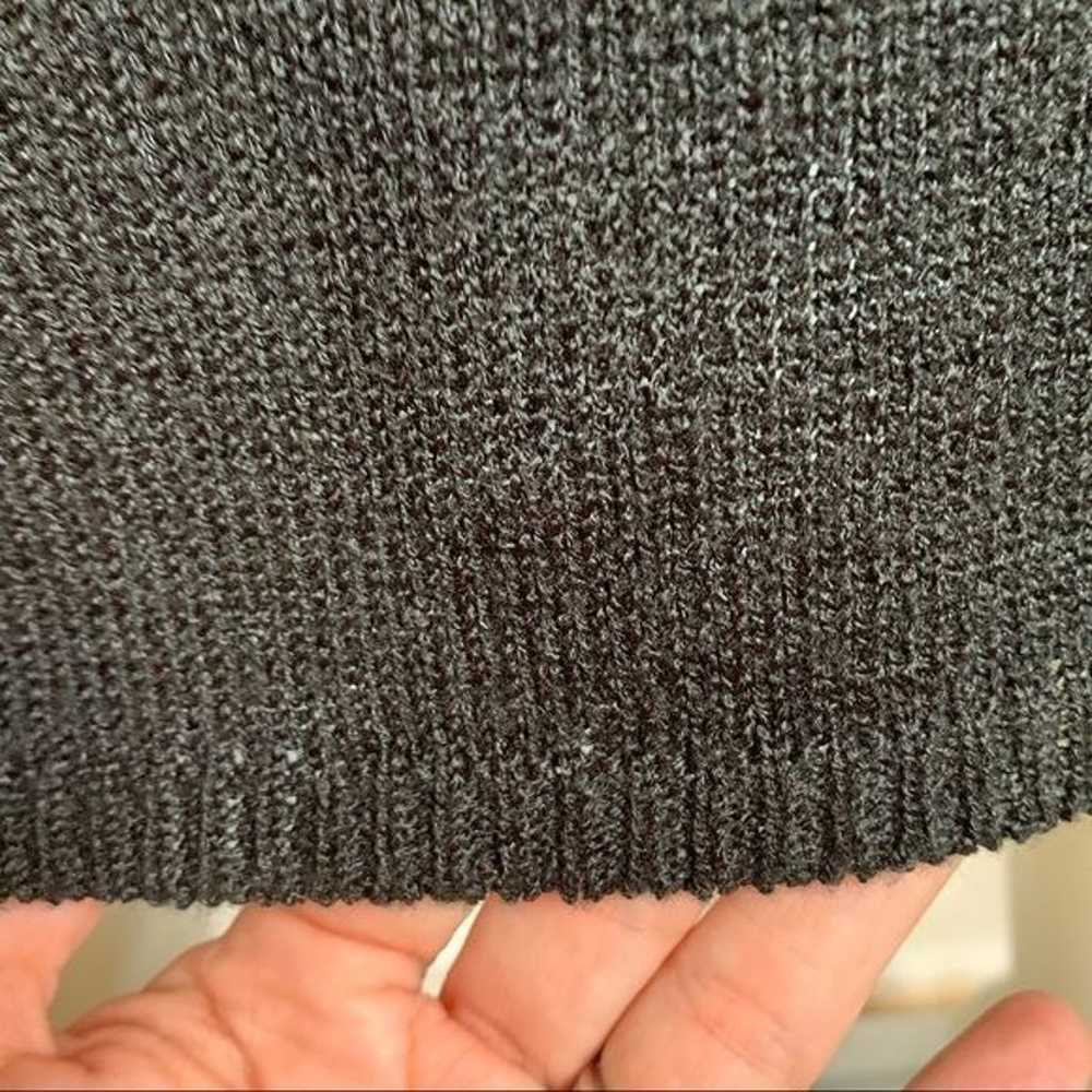 Vintage 80s Mita Knit Dress Turtleneck Sweater Me… - image 5