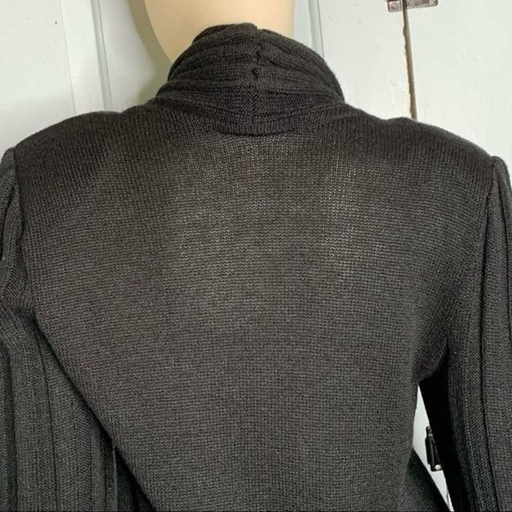 Vintage 80s Mita Knit Dress Turtleneck Sweater Me… - image 6