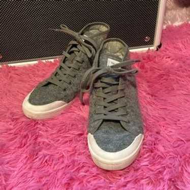 Rag & Bone Standard Issue Wool Felt Gray High Top… - image 1