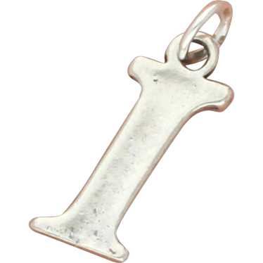 Sterling Silver Letter I Initial Charm