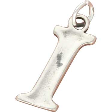 Sterling Silver Letter I Initial Charm