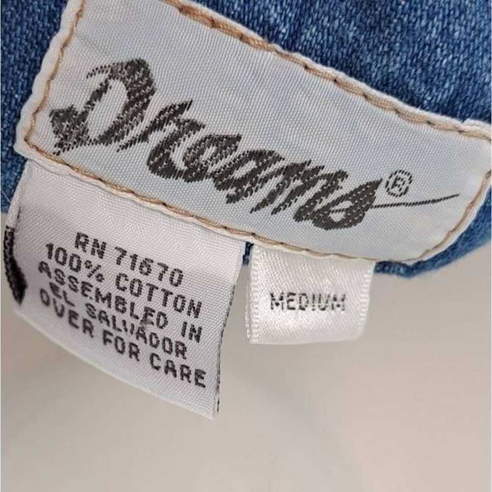 Dreams Vintage 90s Denim Patchwork Vest size Medi… - image 4